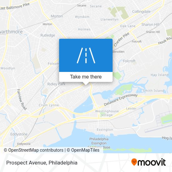 Prospect Avenue map