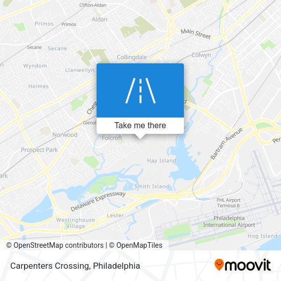 Mapa de Carpenters Crossing