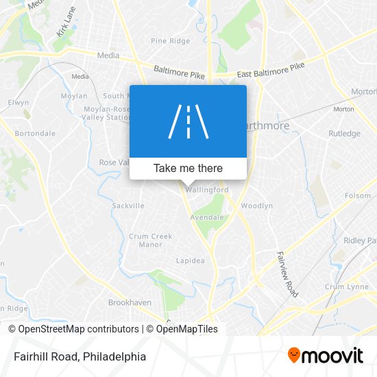 Mapa de Fairhill Road