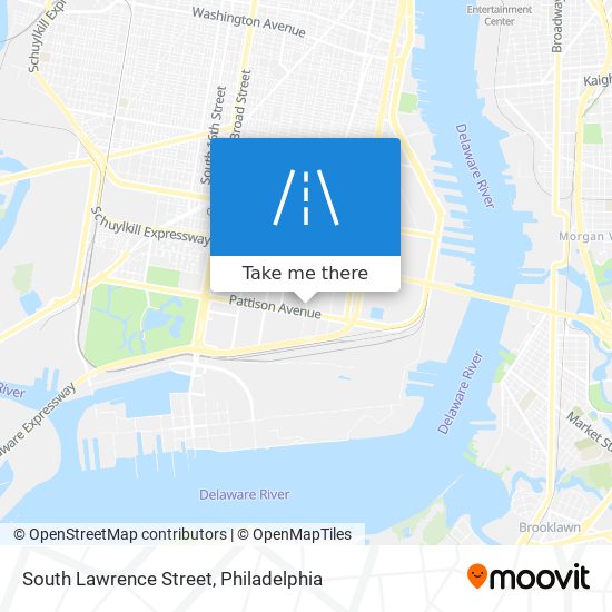 South Lawrence Street map