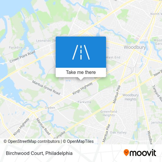 Mapa de Birchwood Court