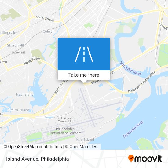 Mapa de Island Avenue