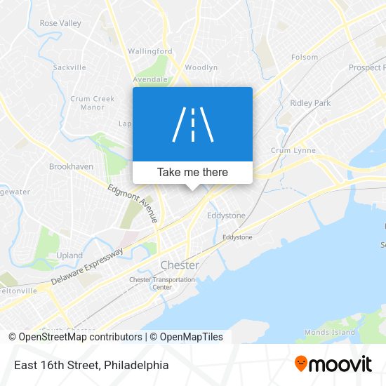 Mapa de East 16th Street