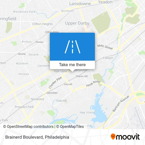 Brainerd Boulevard map