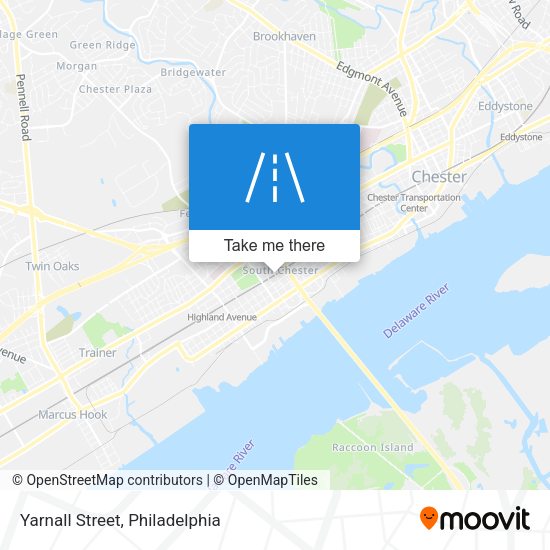 Yarnall Street map