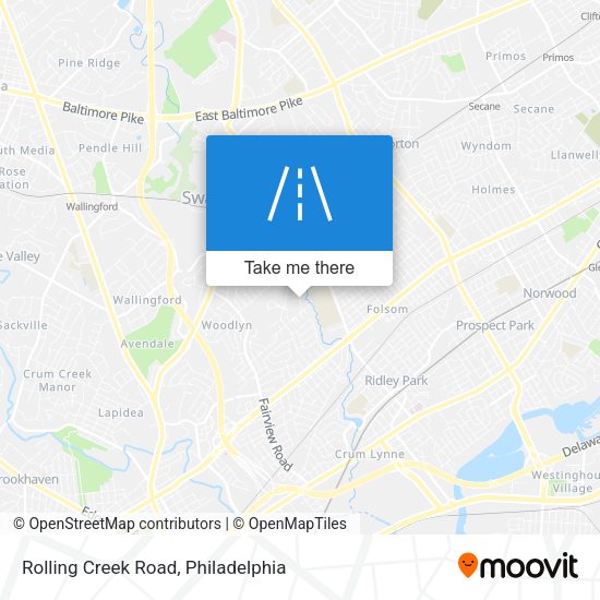 Rolling Creek Road map