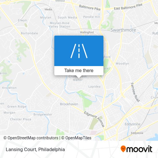 Mapa de Lansing Court