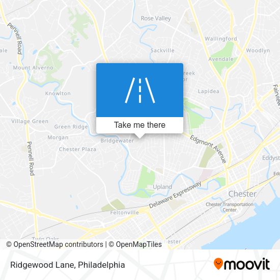 Ridgewood Lane map