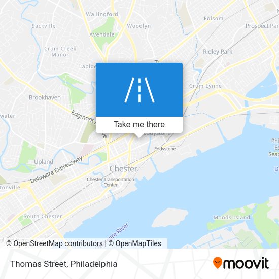 Mapa de Thomas Street