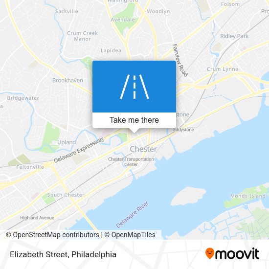 Mapa de Elizabeth Street