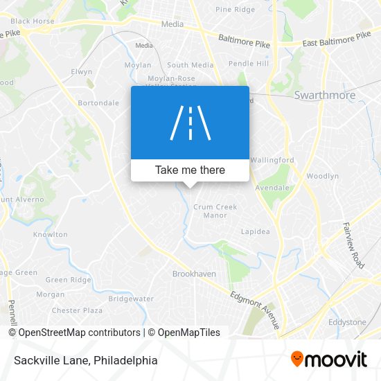 Sackville Lane map