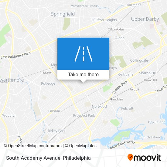 Mapa de South Academy Avenue