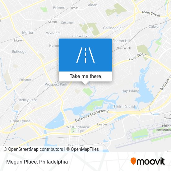 Mapa de Megan Place