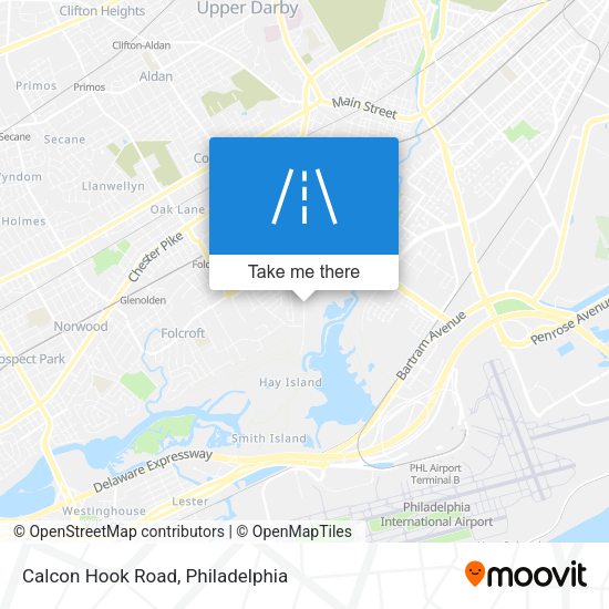 Mapa de Calcon Hook Road