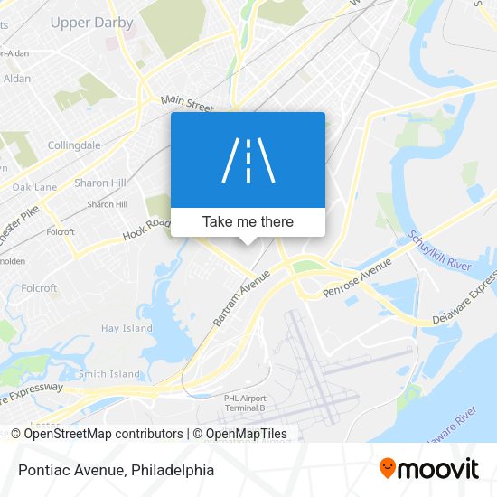Mapa de Pontiac Avenue