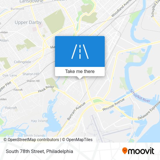 Mapa de South 78th Street