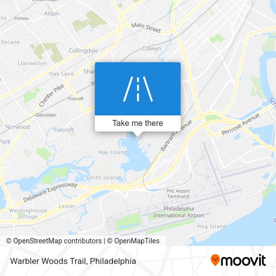 Warbler Woods Trail map