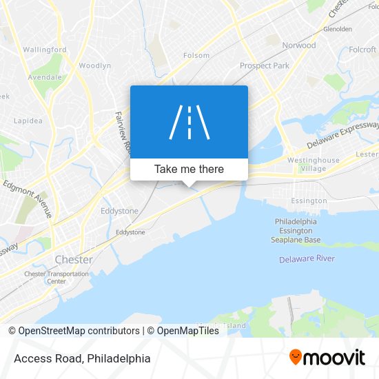 Mapa de Access Road