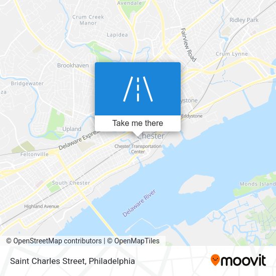 Saint Charles Street map