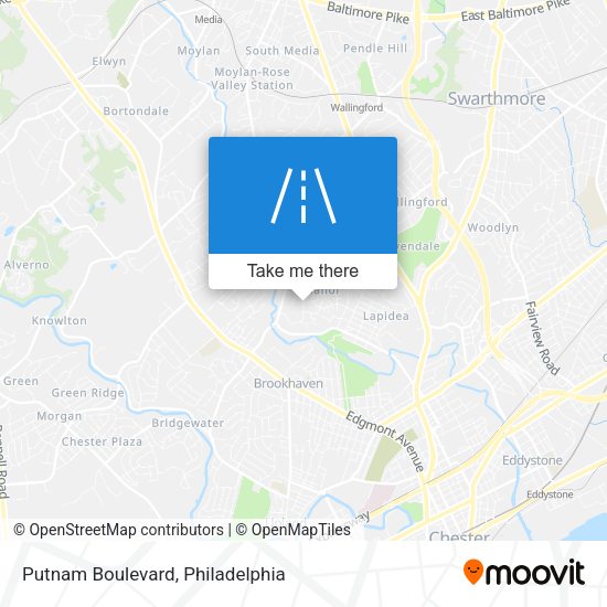 Putnam Boulevard map