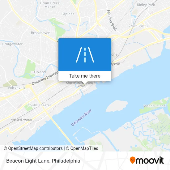 Beacon Light Lane map