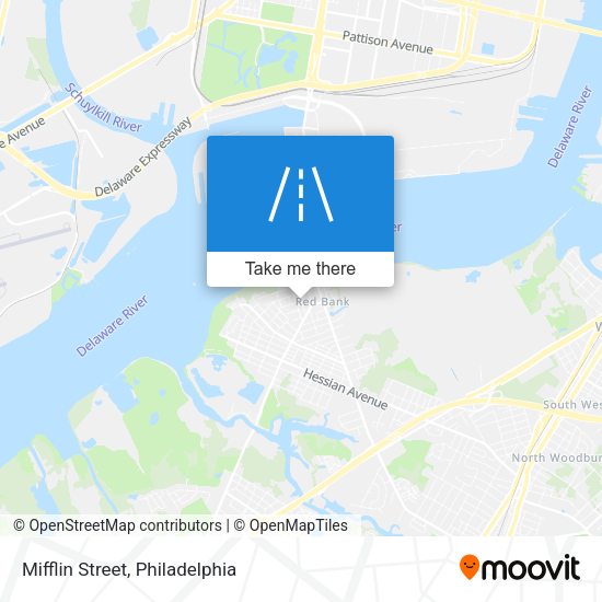 Mifflin Street map