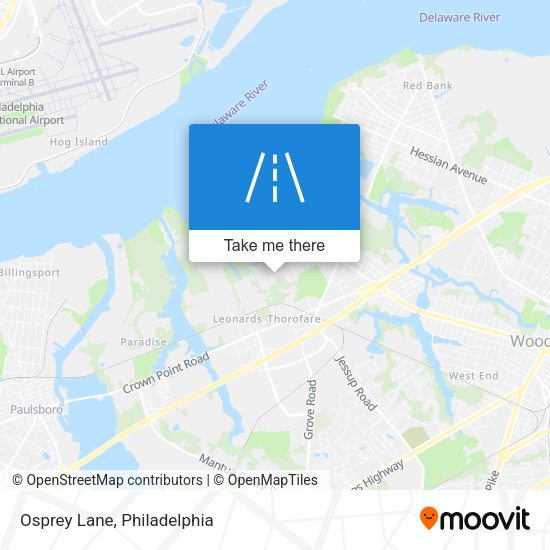 Mapa de Osprey Lane