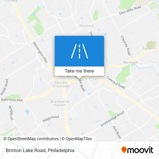 Mapa de Brinton Lake Road