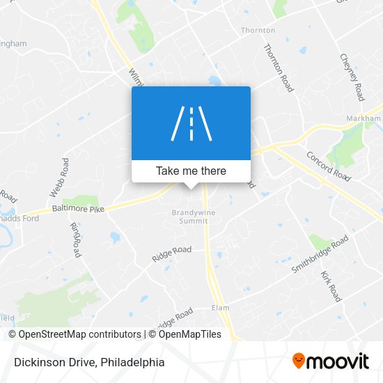 Dickinson Drive map