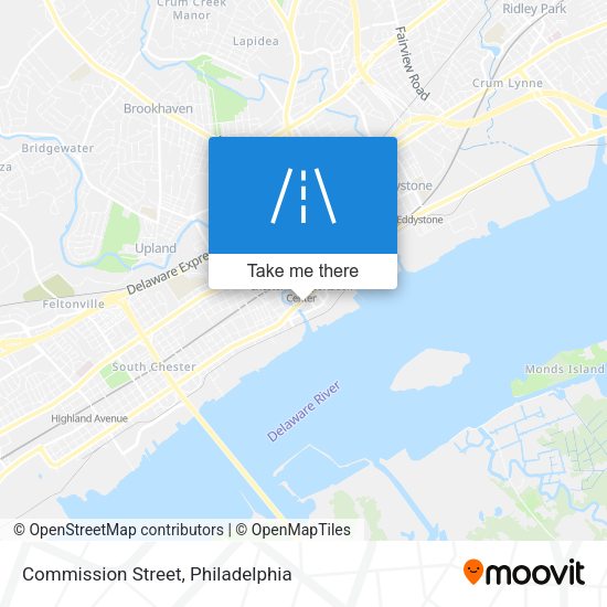 Mapa de Commission Street