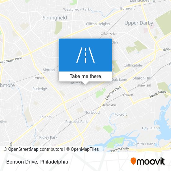 Mapa de Benson Drive