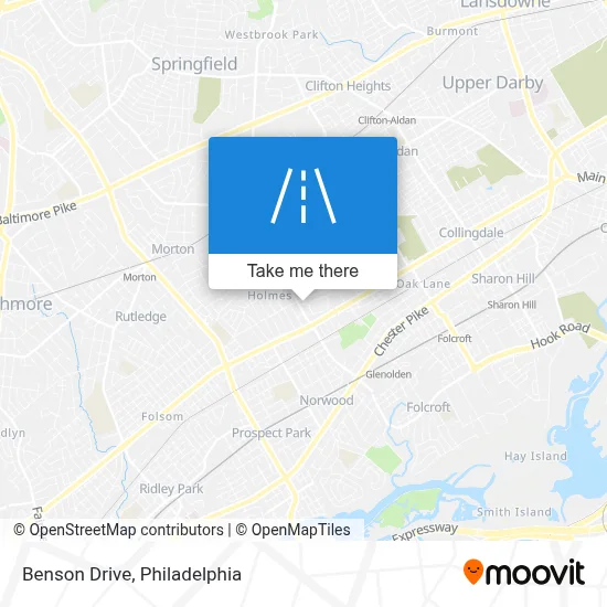 Benson Drive map