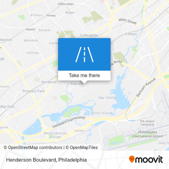 Mapa de Henderson Boulevard