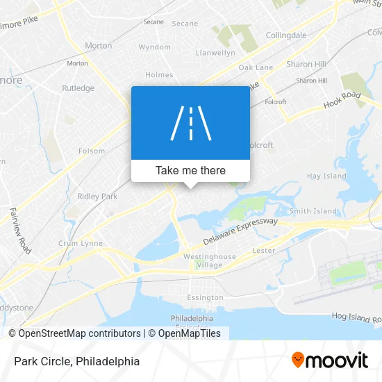 Park Circle map