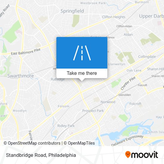 Standbridge Road map