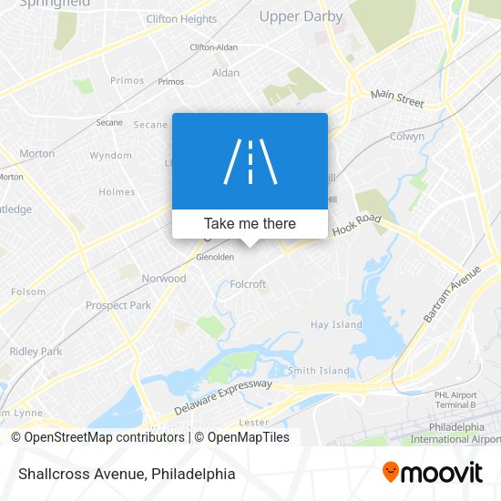 Shallcross Avenue map
