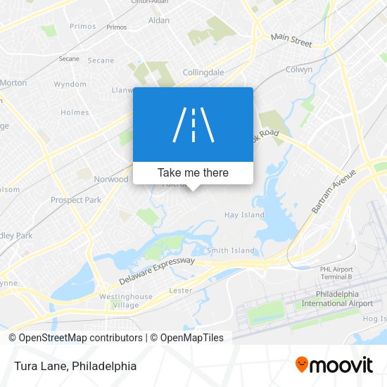 Mapa de Tura Lane