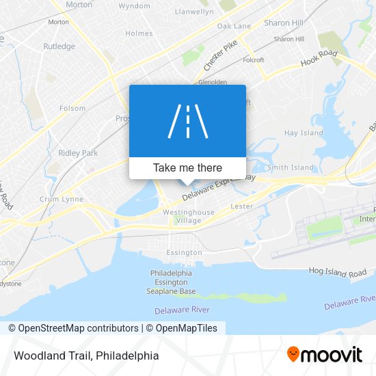 Mapa de Woodland Trail