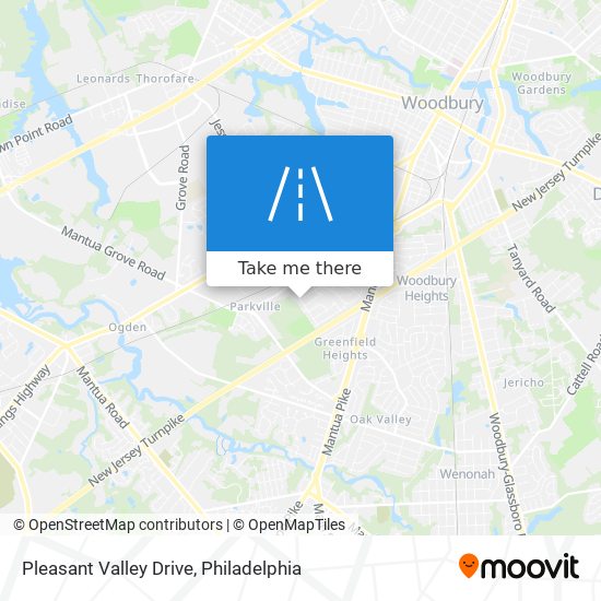Pleasant Valley Drive map