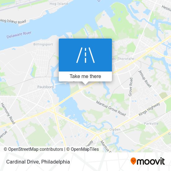 Mapa de Cardinal Drive