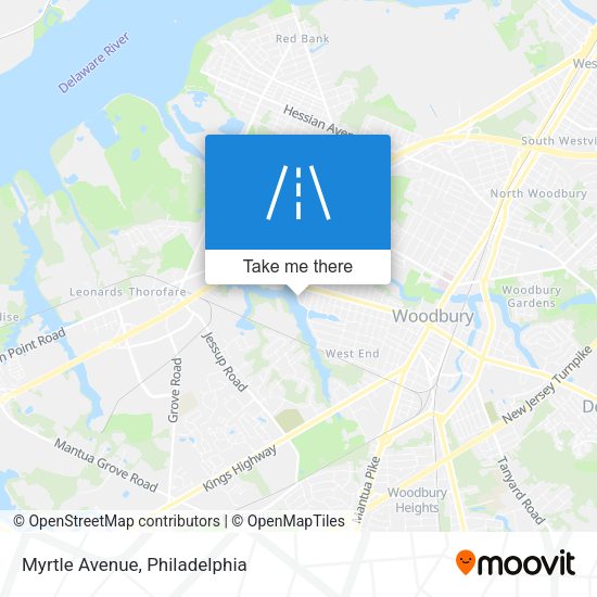 Mapa de Myrtle Avenue