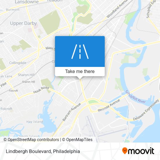 Lindbergh Boulevard map