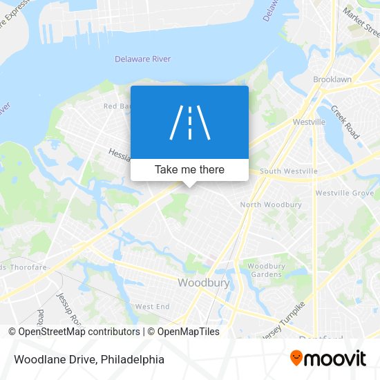 Woodlane Drive map