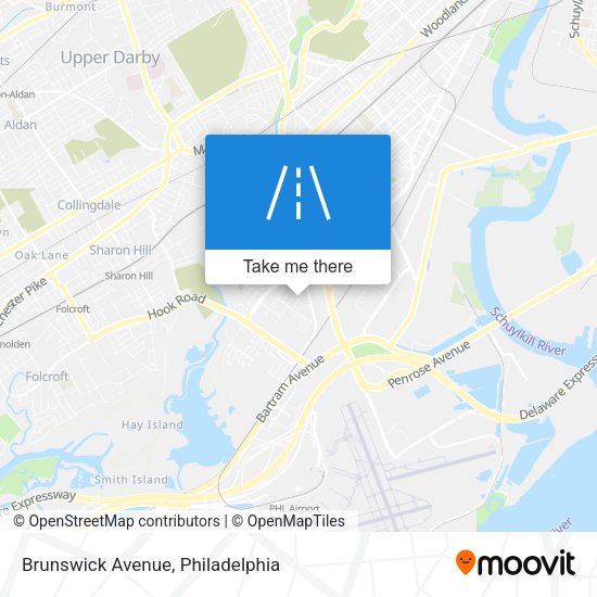 Mapa de Brunswick Avenue