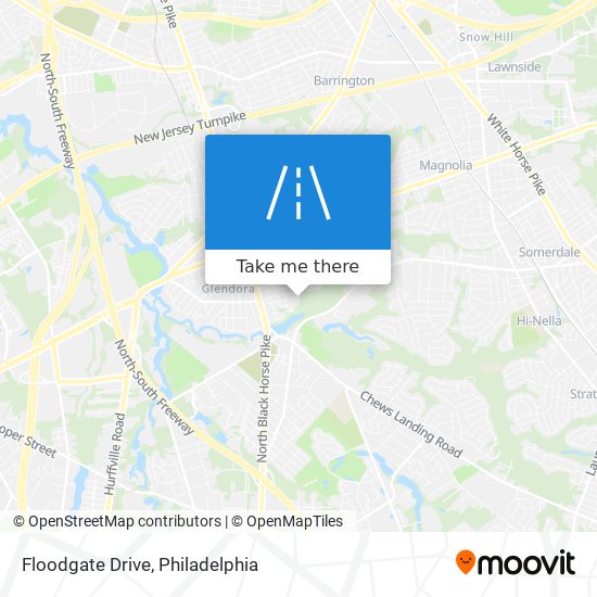 Mapa de Floodgate Drive