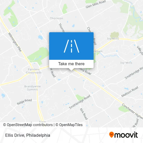 Ellis Drive map