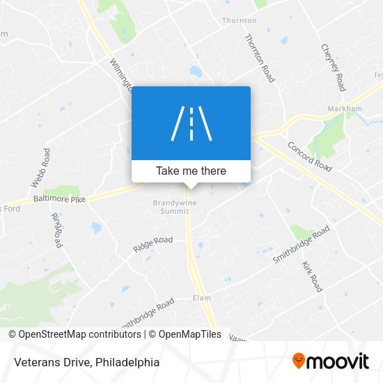 Veterans Drive map