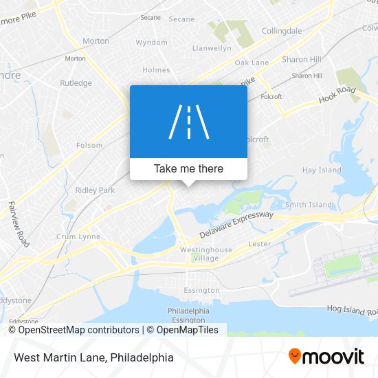 Mapa de West Martin Lane
