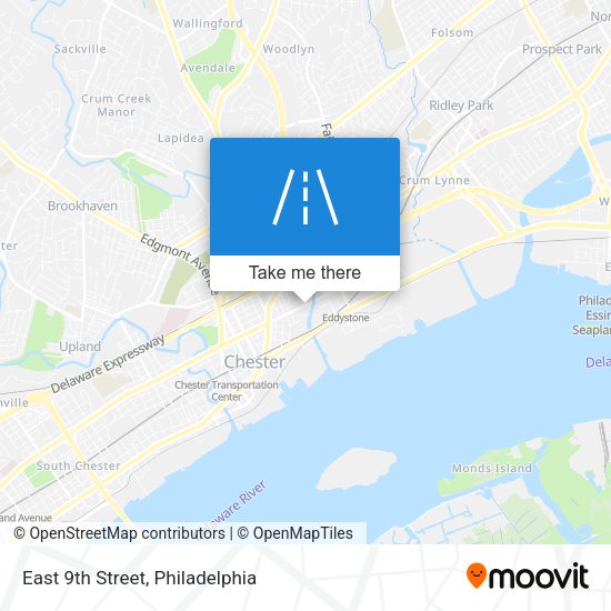 Mapa de East 9th Street