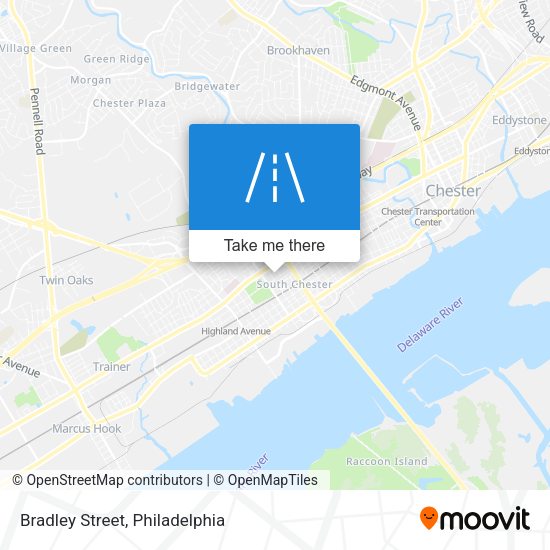 Bradley Street map